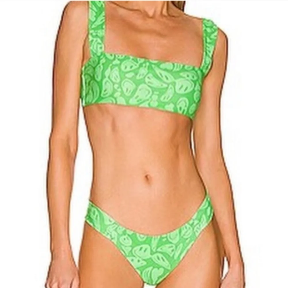 Lovers + Friends Bikini Swimsuit Fun Loving Top & Bottom 2 Piece M/L - Picture 1 of 6